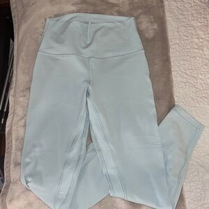 Lululemon NWOT align leggings - size 6, light pastel blue